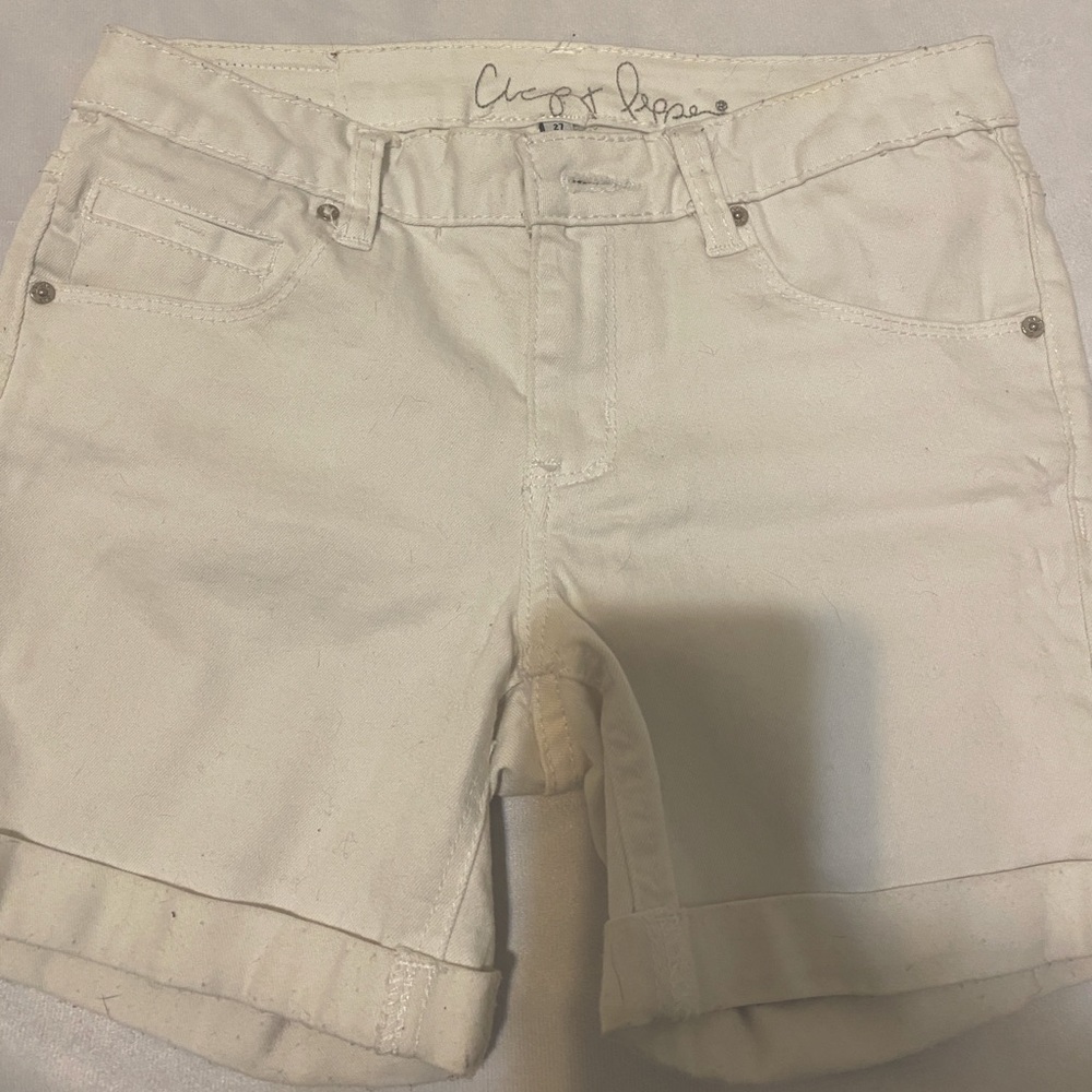 White shorts